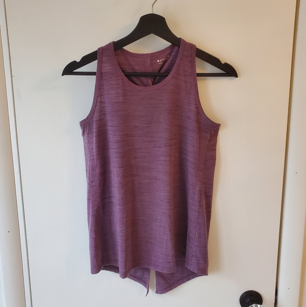 Athleta Split Back Athletic Tank Top Size XXS